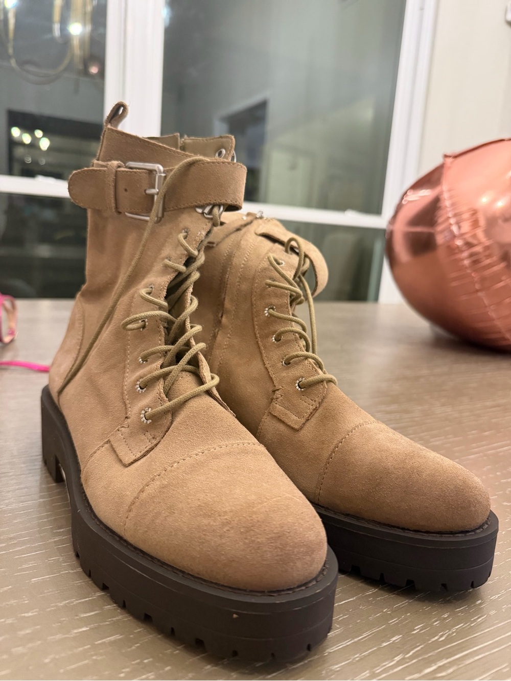 Sam Edelman Tan Suede Boots